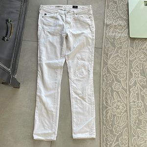 AG White Denim size 25
